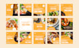 design  food social media posts to boost engagement