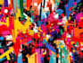create abstract geometric digital art