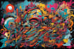 do illustration expresionism art, graffity, abstract