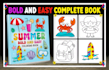 draw bold and easy coloring pages and book cover