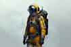 make a sci fi character illustration or sci fi character