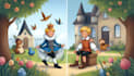 design children story book illustration and kids book illustration