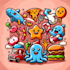 design a fun and playful cartoon logo