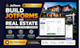 build jotform lead capture client intake and automation forms for real estate
