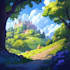 draw backgrounds character logo and friendship portrait