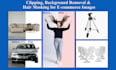 do remove background, clipping path and hair masking for ecommerce products
