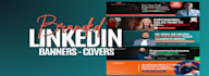 design a professional linkedin banner or cover image