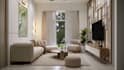 do a realistic interior design service with a 3d walkthrough