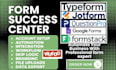setup google forms jotform typeform questionpro formstack wufoo automation va