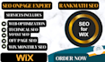 wix website design wix redesign copy clone wix revamp wix website