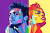 make a beautiful wpap pop art portrait