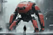 make it a sci fi robot concept art for you