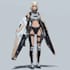 create fantasy, sci fi, character with hyperrealistic style