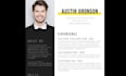 make a professionally designed CV, resume