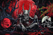 custom illustration dark art and psychedelic