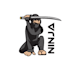 create fantastic ninja logo with fastest delivery