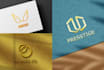 do elegant luxury jewelry, gold, watch, sunglass logo design