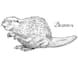 design beaver logo with free source file
