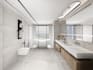do 3d bathroom interior design and render