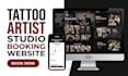 design tattoo website tattoo artist tattoo studio website barber website