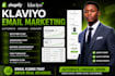setup klaviyo email flows, automation and shopify email marketing