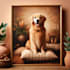create custom royal pet portrait in high quality