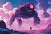 make dnd fantasy sci fi character or environment illustration