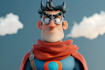 make drawing of super hero character