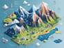 do isometric maps and illustrations