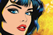 design unique pop art comic style poster