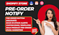 setup shopify pre order globo preorder notify me timesact wolf appikon wod store