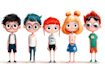 design cute cartoon characters