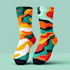 do a custom and unique socks design art for you