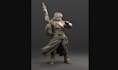 do frictional character, cyberpunk model, sci fi action miniature, stl, cosplay