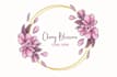 draw hand drawn botanical floral logo
