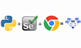 do web automation and web scraping using selenium python