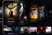 build flix series, live TV, video streaming app with admin panel