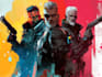 design cyberpunk and fantasy character splash art