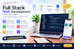 develop full stack web app using react node js express
