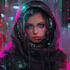 do a futuristic cyberpunk character for your project