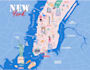 make awesome illustrated map of any country, city, location, urban
