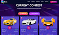build raffle website, competition website, giveaway website for raffle business