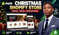 design a christmas shopify store for holiday sales and dropshipping