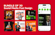design 30 super creative social media posts