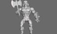 do sculping action figure articulated model 3d statue