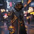 draw star wars cyberpunk, sci fi character art, game character