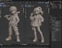 create custom character models ready for 3d printing