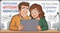 create a custom whiteboard animation explainer doodle video