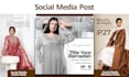 design creative social media posts and stories