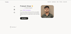 develop interactive frontend website using HTML, CSS, javascript